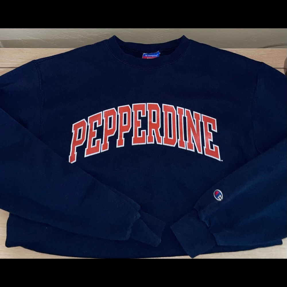 Vintage Style Pepperdine University Champion Crewneck